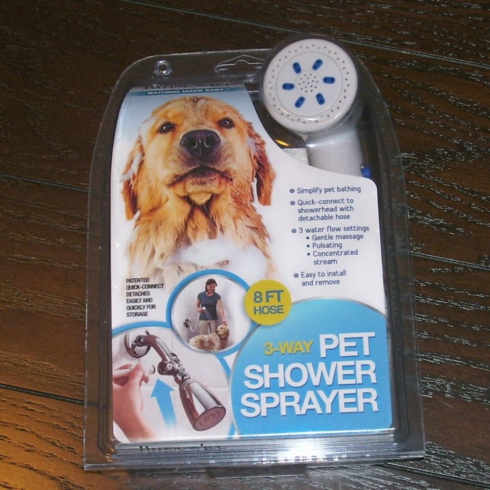 Dog Puppy Bathroom Handheld Shower Sprayer Pet Bath - New